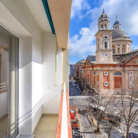 Luxury Basilica & Sea View 35 Con Posto Auto Gratis - Genovainrelax * Genua
