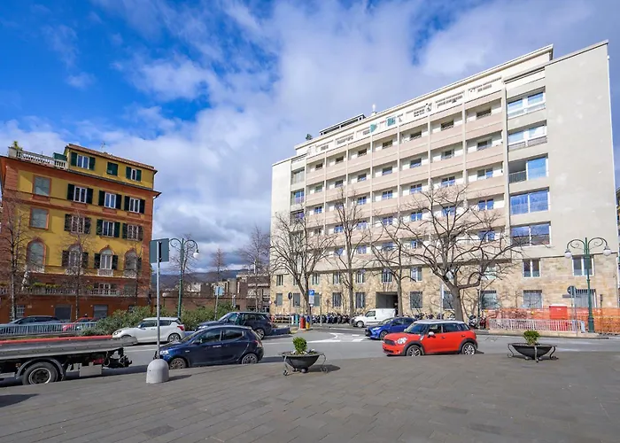 Luxury Basilica & Sea View 35 Con Posto Auto Gratis - Genovainrelax *