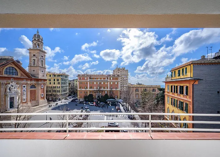 Luxury Basilica & Sea View 35 Con Posto Auto Gratis - Genovainrelax