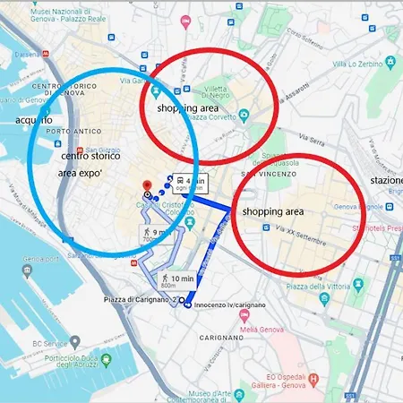 Luxury Basilica & Sea View 35 Con Posto Auto Gratis - Genovainrelax Lägenhet Genua