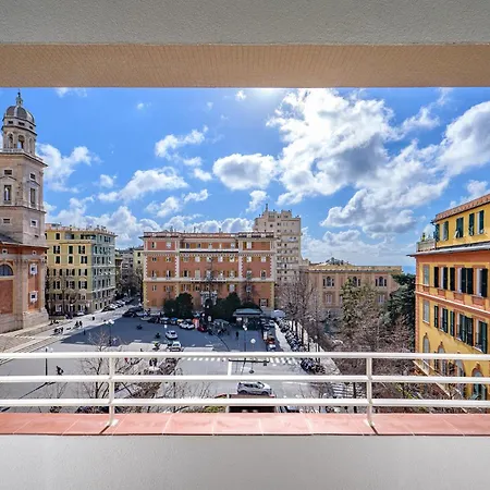 Luxury Basilica & Sea View 35 Con Posto Auto Gratis - Genovainrelax