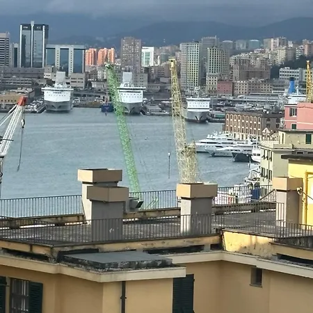 Lägenhet Luxury Basilica & Sea View 35 Con Posto Auto Gratis - Genovainrelax *