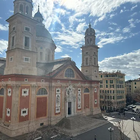 Luxury Basilica & Sea View 35 Con Posto Auto Gratis - Genovainrelax * Genua